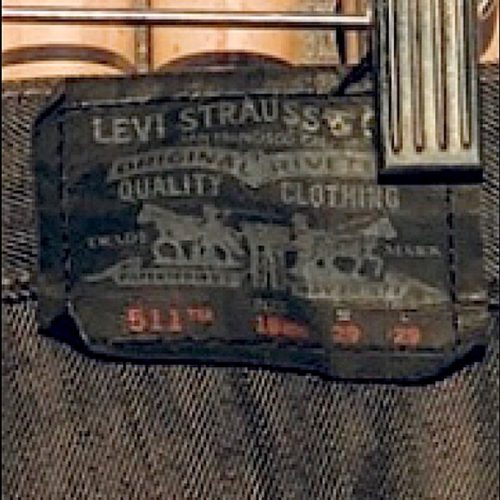 LEVI'S 511 Midnight Blue Straight Leg Size 29x29 - Picture 5 of 7